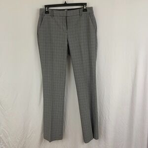 EXPRESS Women's Pants 8R Grey/Striped Columnist Barely Boot Low Rise